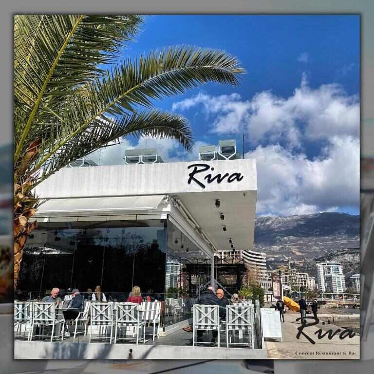 Hotel Riva seen from the Budva waterfront